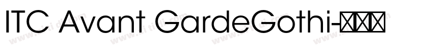 ITC Avant GardeGothi字体转换
